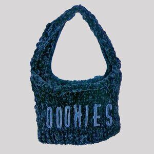 Oookies Wear Handcrafted Crochet Chenille Hobo Bag